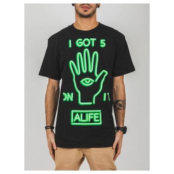 Camiseta manga corta ALIFE - Neon Green