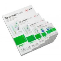 gbc laminating pouch a4 2x75 micron 3740400 pk100