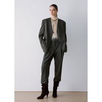 liu jo pantalones pantalones en tweed para mujer