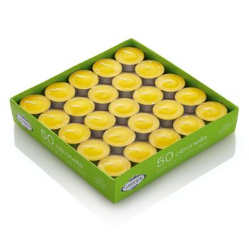 Citronella Tealight Candles (50 Pack)