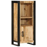 armario de bano madera maciza de mango 40x30x90 cm vidaxl