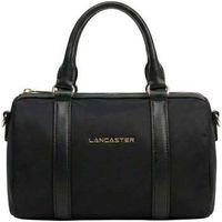 lancaster bolso de mano bolso tipo polochon con cremallera s basic ana negro para mujer