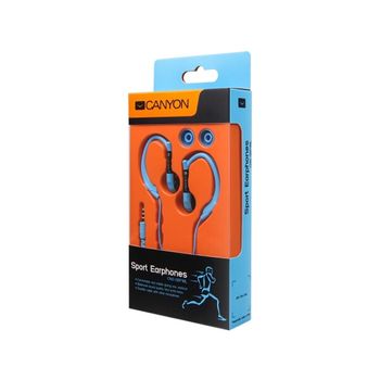 Sport Earphones with Microphone Blue