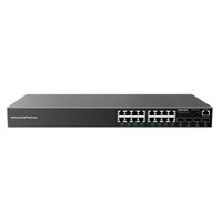 switch grandstream networks gwn7802p 16 puertos gigabit poe gestion l2 rackwall sfp