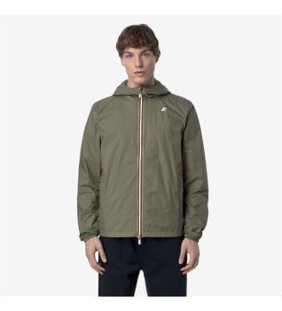 K-way para hombre. K2124EW Chaqueta Jake Plus 2 Reversible verde (XXL), Casual, Nylon, Manga larga