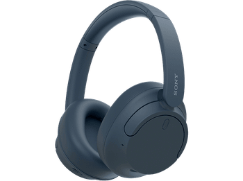 Auriculares inalámbricos - Sony WH-CH720NL, Cancelación ruido (Noise Cancelling), 35h, Carga Rápida, Con Asistente, Bluetooth, De Diadema, ANC, Azul