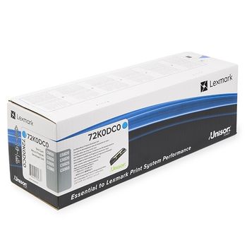 Lexmark 72K0DC0 revelador cian (original)