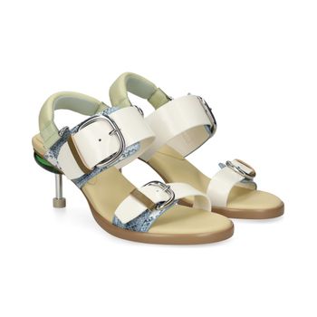 4ccccees Sandalias Con Tacón Mujer - Blanco Talla 39
