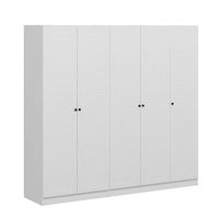armario kale-8392 blanco 225x190x52 cm