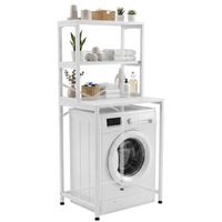 estante para lavadora torbay metal blanco 50x68x155 cm clp