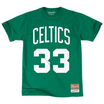 Camiseta Larry Bird Boston Celtics Mitchell & Ness N&N verde