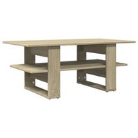 mesa de centrormesa auxiliarrmesita de centro madera de ingenieria roble sonoma 102x55x42 cm