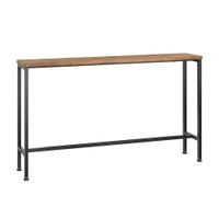 mesa consola de entrada metal color natural h65