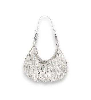 Kate Spade para mujer. KN267 Bolso Embellished Bangle plateado (OSFA), Plata, Casual, Sintético