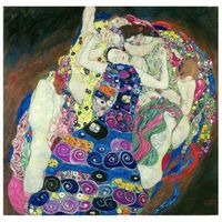 legendarte - cuadro lienzo impresion digital - la virgen - gustav klimt - decoracion pared cm 90x90