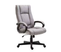 silla de oficina xl sparta tapizado en tela 106x66x70 cm