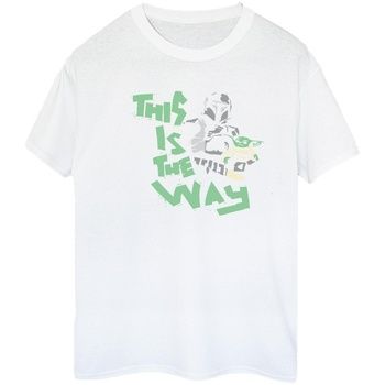 Disney Camiseta manga larga The Mandalorian This Is The Way para mujer