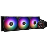 refrigeracion liquida thermalright core vision 360 black argb 360mm 3 ventiladores lcd argb