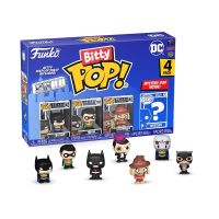 figura coleccionable funko bitty pop dc batman pack 4 figuras vinilo