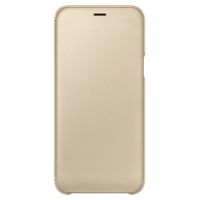 samsung wallet cover dorada para samsung galaxy a6