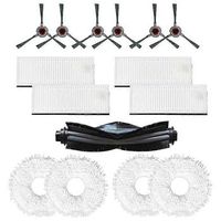 filtro hepa cepillo lateral principal pano de fregona para aspiradora robot ecovacs n9 n9 piezas 0687