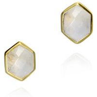 jorge revilla pendientes pendientes hexagonal pequeno atlas para mujer