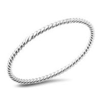 anillo de plata 925 con diseno de cordon para mujer