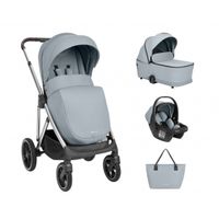 stroller 3in1 with carrycot chiara grey