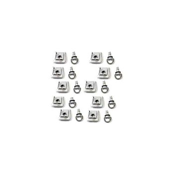Cierre rápido carenado anillo elástico 14mm kit 10pc
