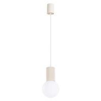 lampara colgante mido beige 1 luz