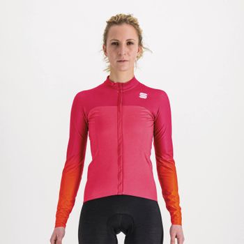 Sportful Women's Bodyfit Pro Thermal Jersey - M - Raspberry Pompelmo