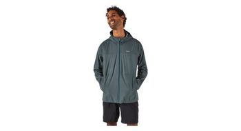 Chaqueta impermeable kiprun run 500 verde