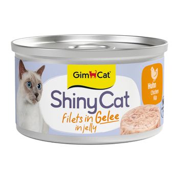 GimCat ShinyCat en gelatina 24 x 70 g - Pack Ahorro - Pollo