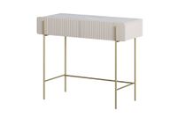 consola de 2 cajones con patas de metal cachemir 100x85 cm