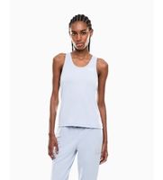 ea7 para mujer 7w001147af12945 camiseta de tejido tecnico natural ventus7 blanco 3xl azul deportivo sin mangas  tirantes poliester