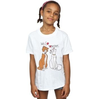 Disney Camiseta The Aristocats We Go Together para niña