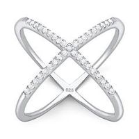 anillo 925 plata circonita