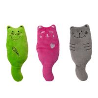 aumuller plush cats cat pillows - set of 3