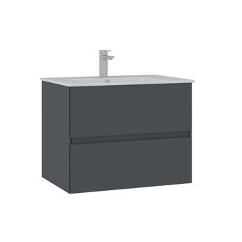 Mueble Para Lavabo  - 71 X 51 X 55 Cm - Antracita Mate