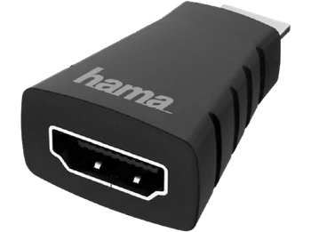 Adaptador - Hama 00200347, HDMI, Mini-HDMI,4 K Ultra-HD, Negro