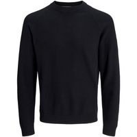 jack  jones jersey 12266511 jcomazer knit crew neck black para hombre