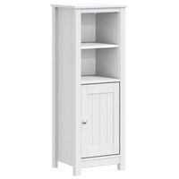 mueble de bano  armario de bano berg madera maciza de pino blanco 40x34x110 cm
