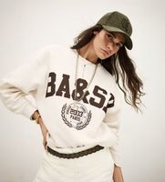 bash para mujer 1h25fenj sudadera fenja beige 38 casual algodon