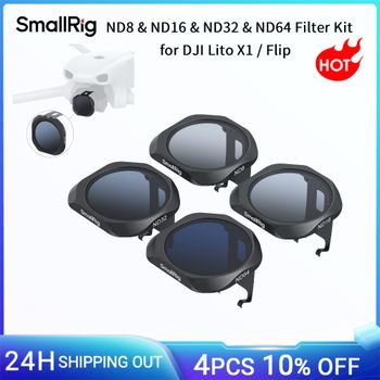 Kit de Filtros SmallRig para DJI Lito X1 / Flip con Filtros ND8, ND16, ND32 y ND64, Estuche de Almacenamiento, Vidrio Óptico HD Recubierto -6213