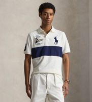 polo ralph lauren para hombre 710b21925001 polo custom slim fit con big pony blanco l casual algodon manga corta