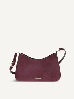 CAPRICE Handbag, red, made of Leather and textile, Size 1