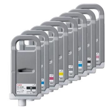 Original Multipack Canon imagePROGRAF iPF9000 Printer Ink Cartridges (8 Pack) -0900B001AA