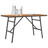 mesa de jardin  mesa de comedor marron 110 x 55 x 615 cm