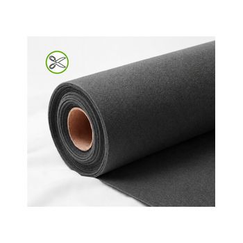 Jardin202 - Moqueta Ferial 1m De Ancho  Fieltro Punzonado A Medida  Alfombra Para Eventos Y Ferias  1 Metro (ancho) X 24 Metros (largo) (05 - Gris Oscuro)  1 Metro (ancho) X 24 Metros (largo) (05 - Gris Oscuro)jardin202