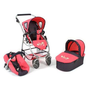 Cochecito Convertible 3 In 1 Emotion All In Coral